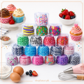 100 Pcs Multicolor Cupcake Liners
