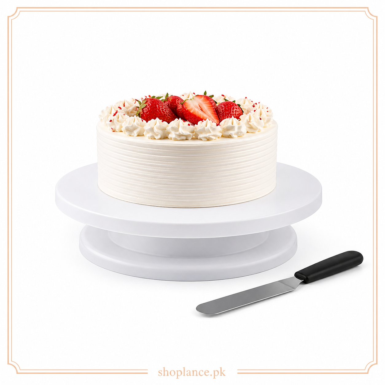 Plastic Cake Rotating Turntable 27cm