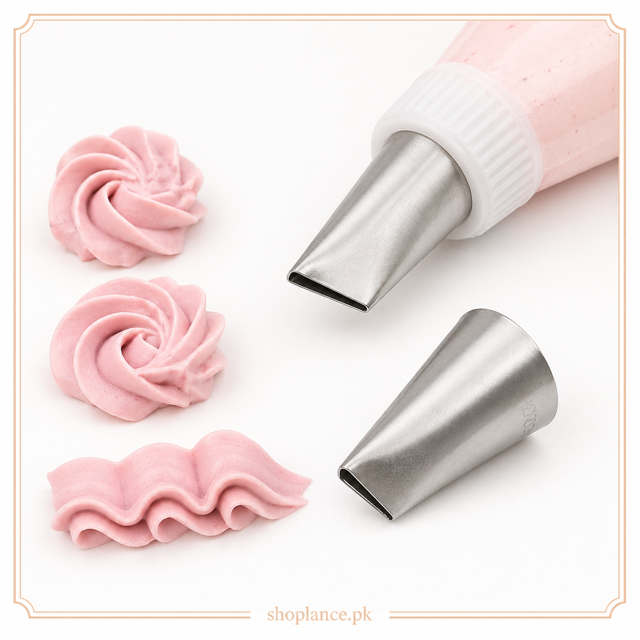 2D Stainless Steel Icing Nozzle